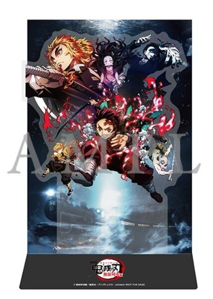 劇場版 鬼滅の刃 無限列車編 リバイバル上映 入場者特典 第3弾 キービジュアルクリアスタンド 映画 アクリルスタンド