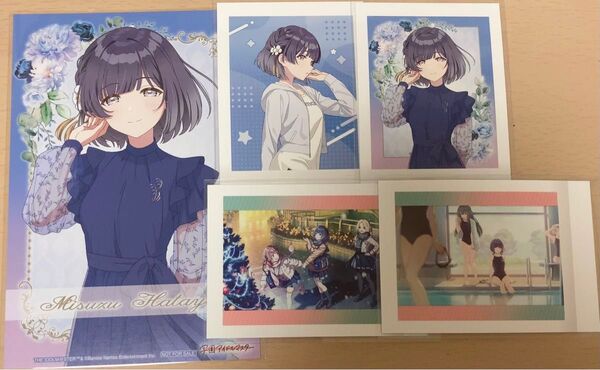学園アイドルマスター 学マス 1st ドレス 練習着 サポカアニメイト 特典 ポストカード ぱしゃこれ 秦谷美鈴