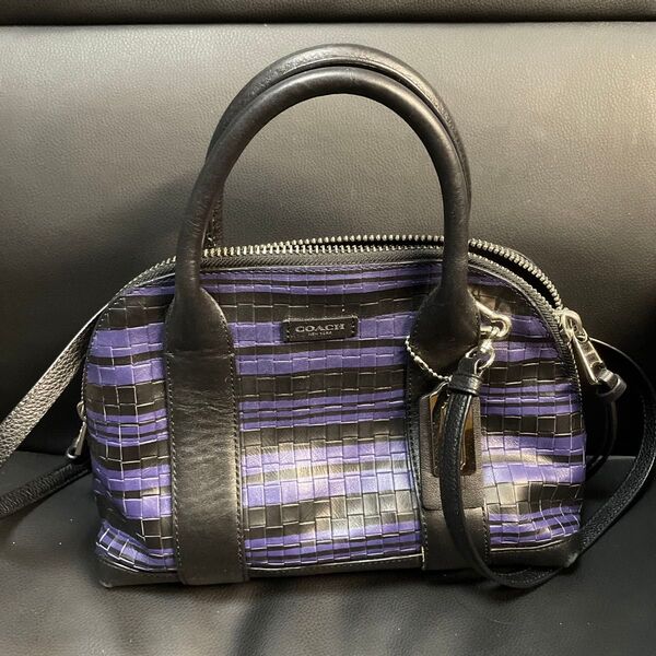 COACH コーチ レザー 2WAY ハンドバッグ ショルダーバッグ