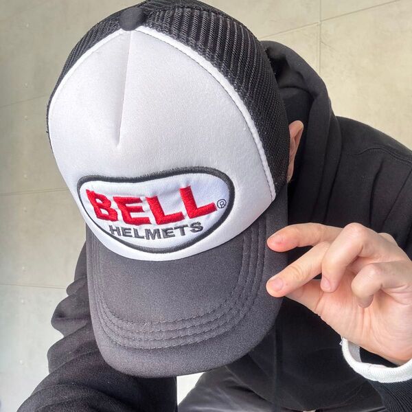 【希少】BELL HELMETS トラッカーハット ホワイト/ブラック