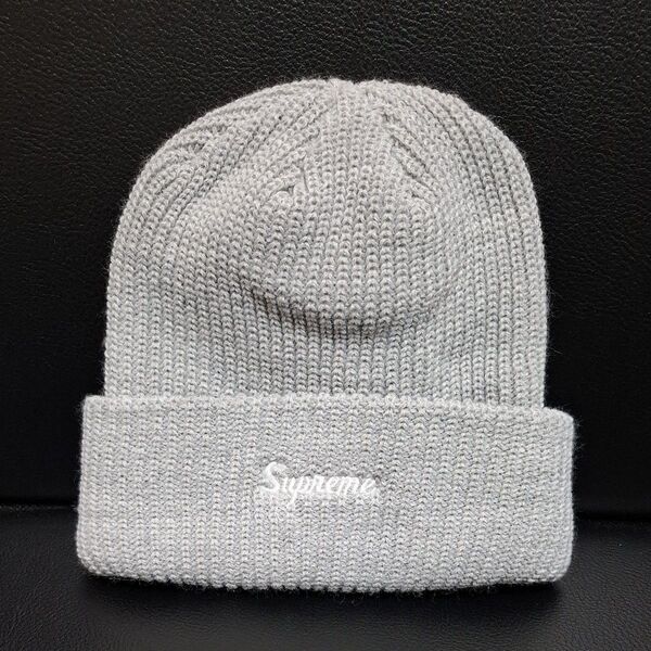 【美品】Supreme Beanie シュプリーム ビーニー ニット帽 ユニセックス グレー