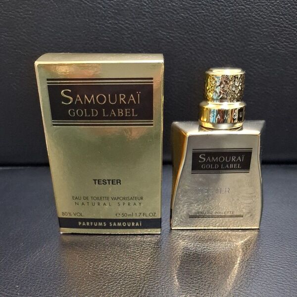 【新品未使用香水】SAMOURAI GOLD LABEL サムライ ゴールドレーベル オードトワレ50ml テスター フランス製