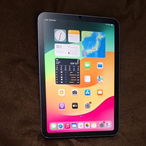 【中古】iPad mini 8.3インチ 第6世代 Wi-Fi+Cellular 64GB MK8E3J/A SIMフリー