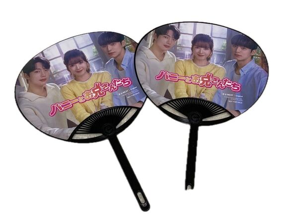 kcon 限定 u-next バニーとお兄さんたち 非売品うちわ 2枚セット
