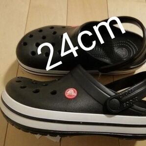 8【スペシャルsale】新品タグ付 クロックス メンズ レディース黒 24cm
