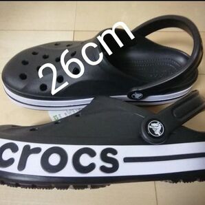 3【スペシャルsale】新品タグ付 クロックス ブラック系(黒)メンズ レディース 26cm