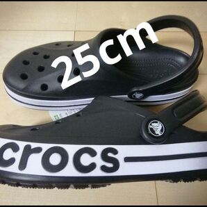 3【スペシャルsale】新品タグ付 クロックス ブラック系(黒)メンズ レディース 25cm
