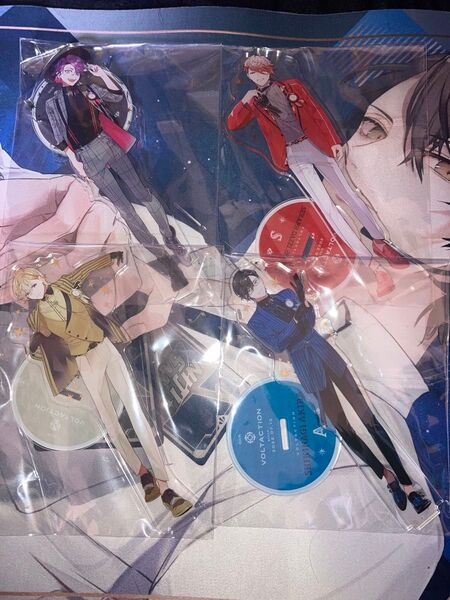 にじさんじ VOLTACTION half アニバ アクリルスタンド 渡会雲雀 風楽奏斗 セラフ・ダズルガーデン 四季凪アキラ