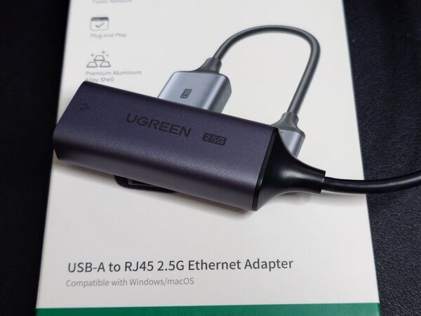 UGREEN 有線LANアダプター 2.5Gbps USB LAN変換アダプター USB A 3.2 Gen 1