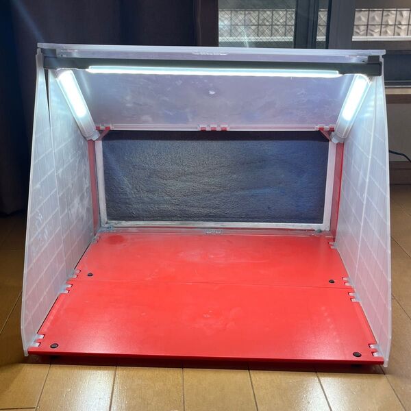 塗装ブース エアテックスレッドサイクロンL LEDライト付き