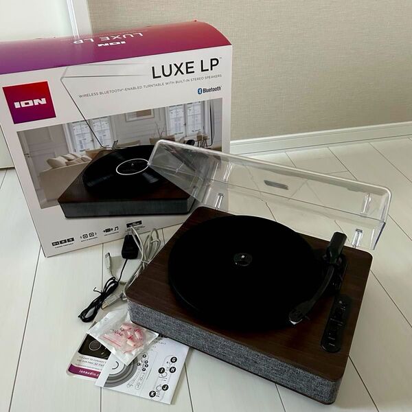 ION Audio / LUXE LP - Bluetooth対応 スピーカー内蔵 レコードプレーヤー 交換針4個おまけ