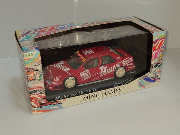 ミニチャンプス アルファロメオ 155 V6 TI 1/43 ミニカー