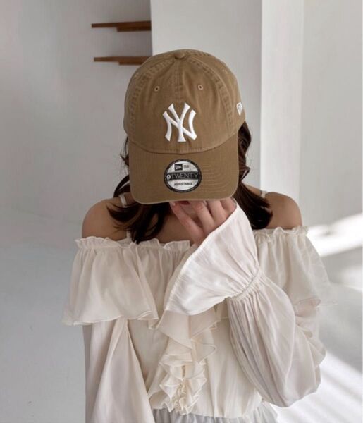 NEW ERA ニューエラ 9TWENTY(920) ヤンキース ベージュ 定価¥4,620