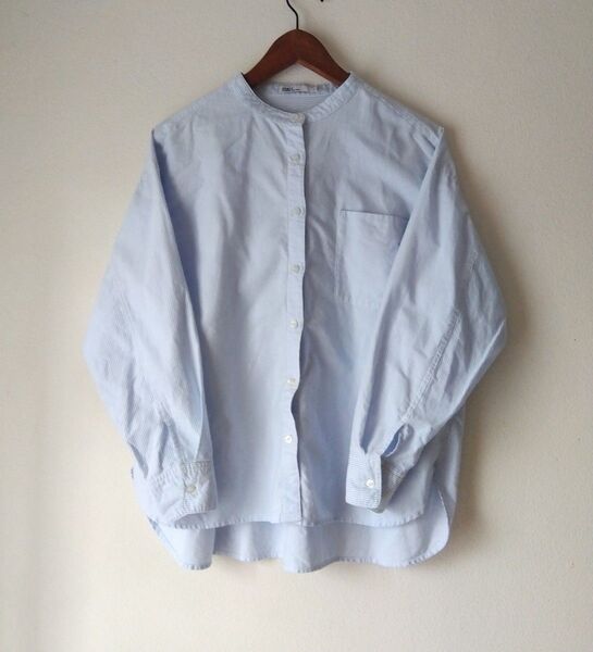 CRAFT STANDARD BOUTIQUE ストライプ オックスシャツ 長袖 オーバーサイズ