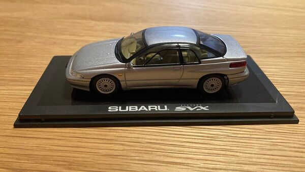 ノレブ SUBARU ALCYONE SVX ミニカー シルバー 1/43