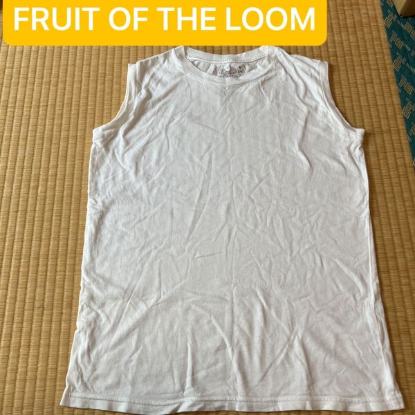 Fruit of the Loom ノースリーブTシャツ ホワイト