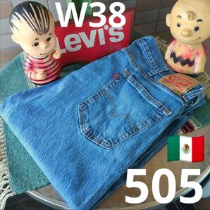 a1762 levis リーバイス 505 W38 ストレッチ素材 ビッグ 大きい 大きなサイズ