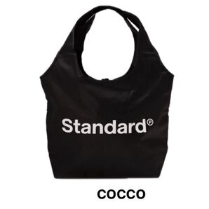 【ショートロゴ】スタンダードプロダクツ 保冷バッグ ショッピングバッグ エコバッグ ブラック Standard Products