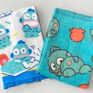 【B】ハンギョドン フェイスタオル 2枚 かわいい 人気キャラクター タオル クーポン サンリオ たこのさゆりちゃん