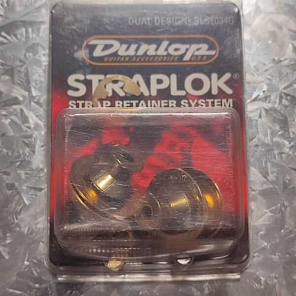 JIM DUNLOP SLS1034G ギター ストラップロックピン 箱破棄