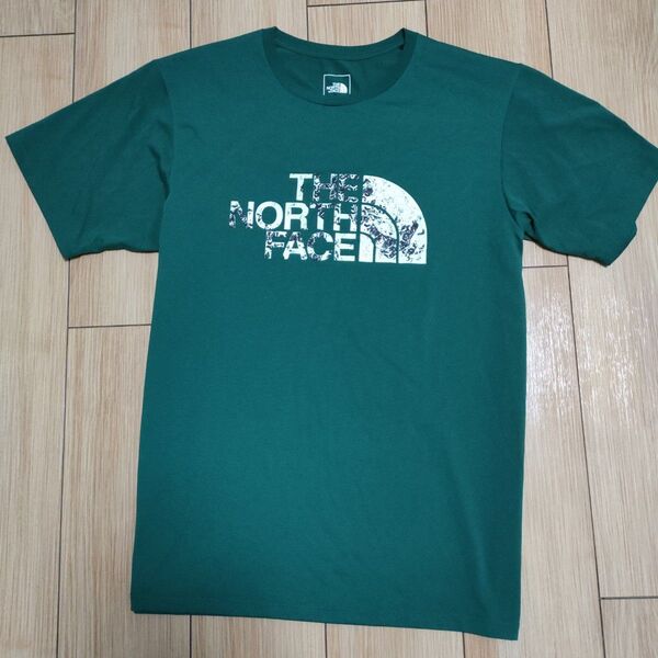 THE NORTH FACE Tシャツ ビッグロゴ XL ザノースフェイス グリーン
