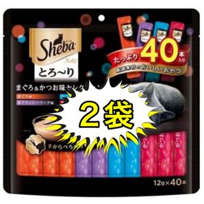 シーバ とろ〜りメルティ まぐろ&かつお味セレクション2袋「80本」