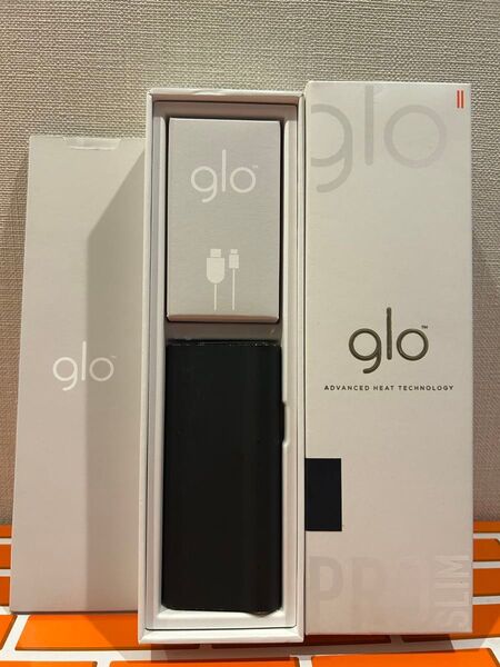 【動作通電確認済 】glo pro slim グロー プロ スリム ブラック 黒