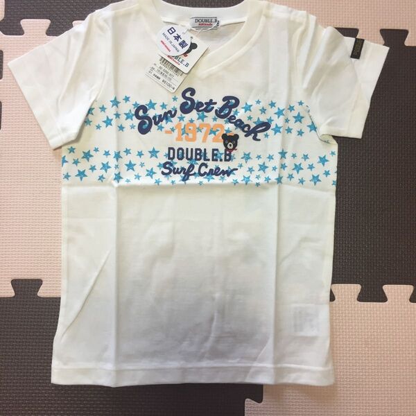 ミキハウス ダブルB サンセットビーチ半袖Tシャツ