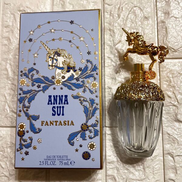 ANNA SUI アナスイ FANTASIA ファンタジア オードトワレ 75ml 空瓶と空箱