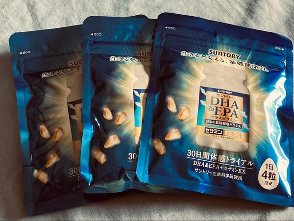サントリーDHA&EPA+セサミンEX 3袋セット