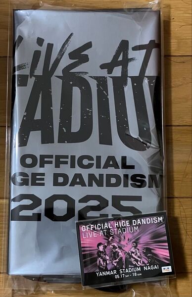 【非売品】【未使用】official髭男dism グッズ購入特典ショッパー +【おまけ】会場限定ステッカー