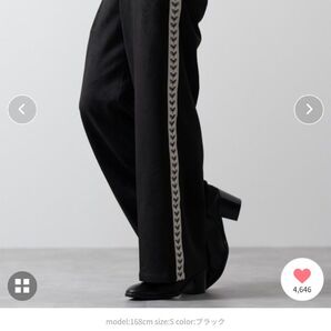 【本日削除】【即日発送】【CLEL】ルーズ フレア サイドデザイン トラックパンツ