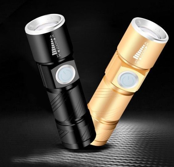 ペアセット☆2つで!超経済的 懐中電灯 led 強力 USB充電式487021