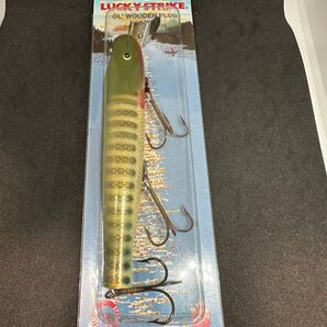 OL'WOODEN PLUG #1923 GREEN PIKE