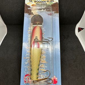 OL'WOODEN PLUG #923 GREEN PIKE