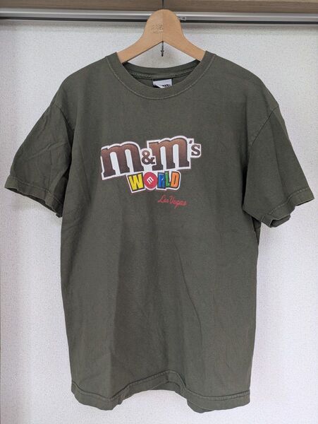 m&m's半袖Tシャツ お菓子キャラT キャラクタープリント 使用感有り
