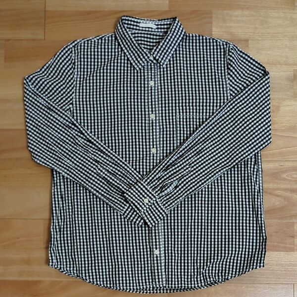 UNIQLO ギンガムチェックシャツ L