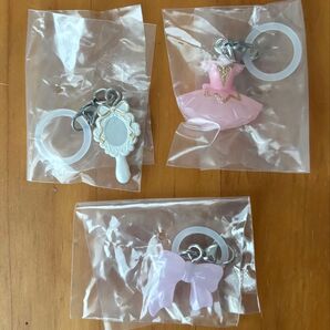 バレエ モチーフ めじるし アクセサリー チュチュドレス ピンク ミラー リボン セット