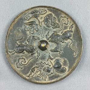 骨董品 青銅 天馬ブドウ鏡 唐鏡 銅鏡 激安