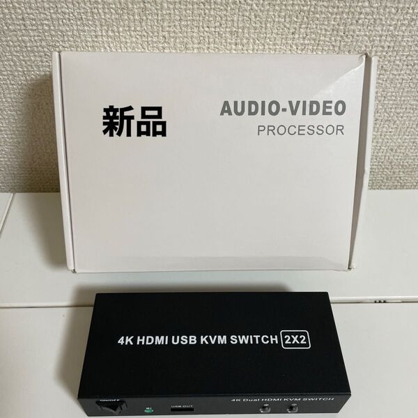 AUDIO VIDEO 4K HDMI USB KVMスイッチ