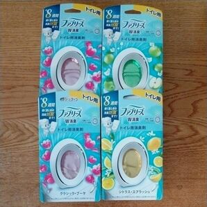 ファブリーズ 消臭芳香剤 W消臭 トイレ用 6.3ml クラシック・ブーケ2 シトラススプラッシュ1 アップルガーデン1