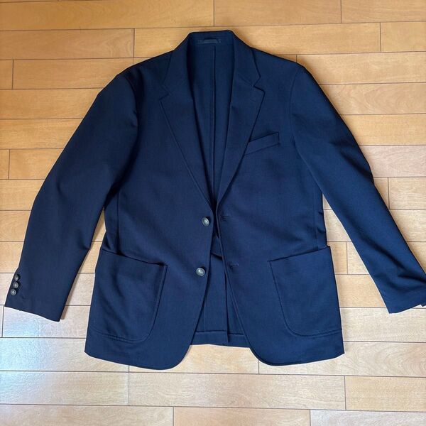 ブレザー テーラードジャケット 制服 高校生 ネイビー