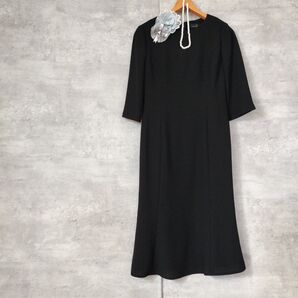美品★STELLACROSS ブラックフォーマルワンピース 半袖 M