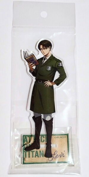 進撃の巨人 リヴァイ 読書 アクリルスタンド ハンズコラボ アクスタ