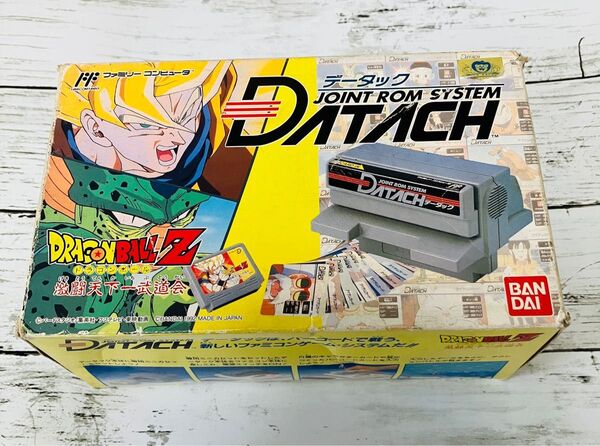【本体とミニカセットは美品】データック ドラゴンボールZ バーコードゲームシステムセット FC ファミコンソフト レトロソフト廃番