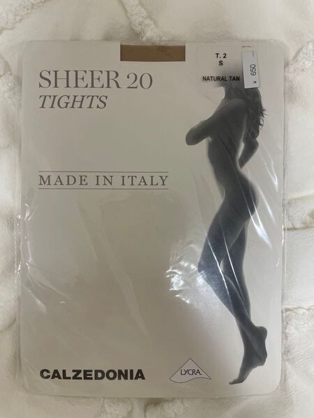 CALZEDONIA SHEER 20 TIGHTS ナチュラルタン S