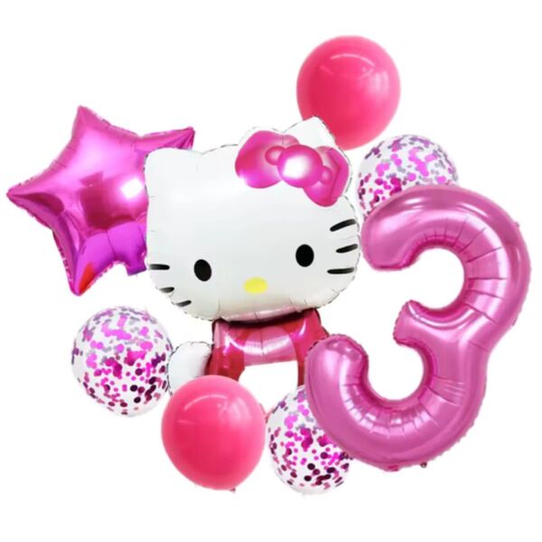 ハローキティ お誕生日 バルーン 8点セット