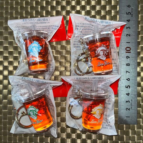 午後の紅茶 アイスティー アクリルキーホルダー 4個セット