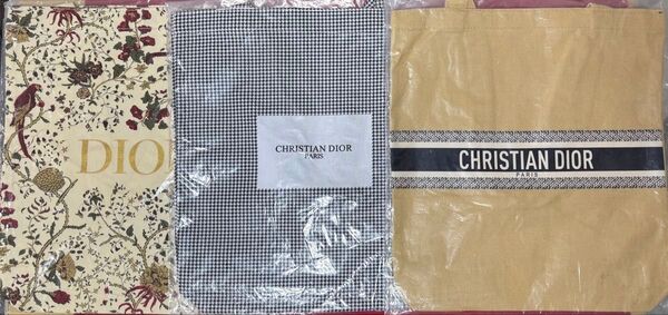 dior トートバッグ ノベルティ 3点セット