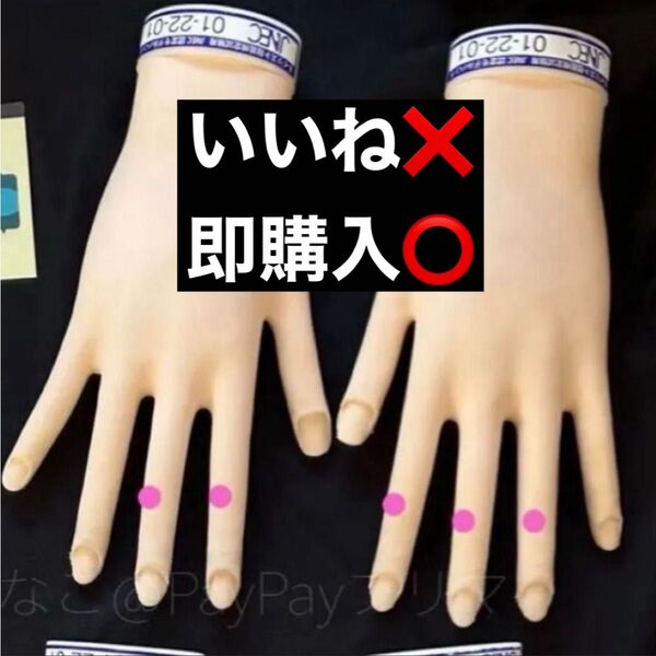 JNECネイリスト検定 認定モデルハンド 両手セット